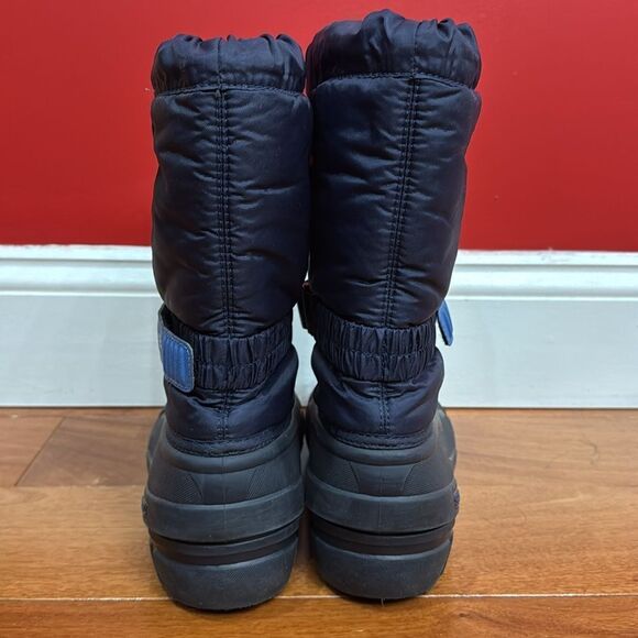 Sorel Flurry Snow Boots Youths Dark & Light Blue Grill Heatwave Shoes size 6 - Picture 4 of 10